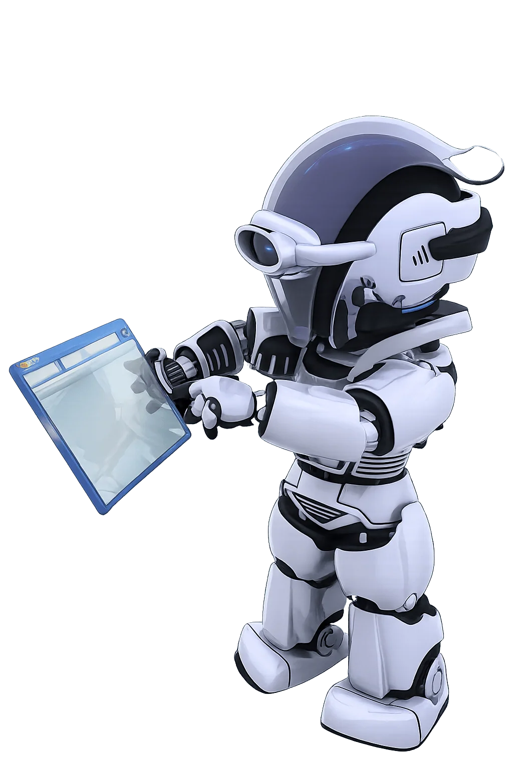 Professional services robot illustration